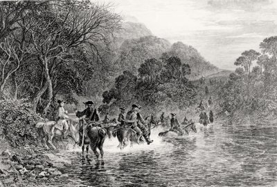 Rob Roy al Guado, inciso da William Forrest da Samuel Bough